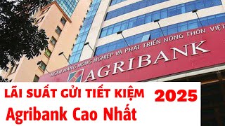 Lãi suất khi gửi tiết kiệm tại ngân hàng đầu năm 2025|| Lãi suất ngân hàng Agribank cao nhất