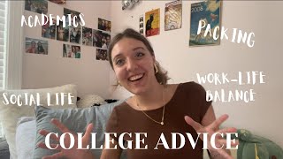 GENERAL TIPS FOR INCOMING COLLEGE FRESHMEN | academics, work-life balance, packing tips
