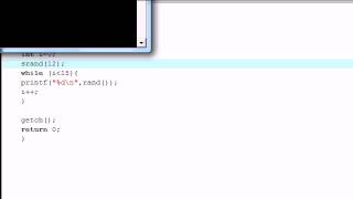 C 13 Seeding Random Numbers