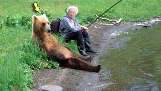 A Deaf Man Did Not Notice That the Bear Was Next to Him The Incredible Thing Happened!