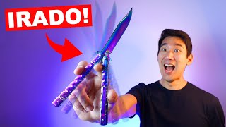 Aprendendo 5 truques IRADOS com FACA BUTTERFLY! [BALISONG]