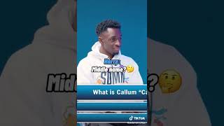 What is Callux's middle name? #sidemen #w2s