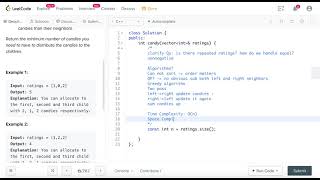 Leetcode 135. Candy | Logic Coding | greedy algorithm