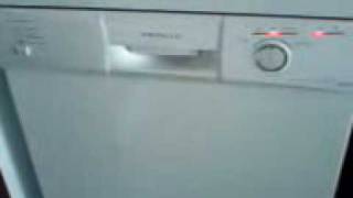 Profilo BM2001E Dishwasher start and begin of wash