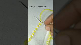 Beautiful hand embroidery🌻 #trending #shorts #youtubeshorts #edit #shortvideo #crochet