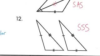 Unit 4 Practice 1 - Proving Triangles Congruent