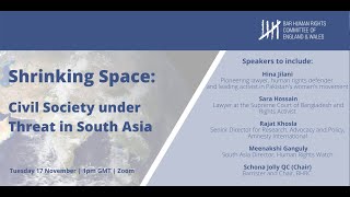 Shrinking Space: Civil Society under Threat in South Asia