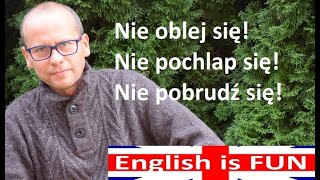 Nie ubrudź się! Nie oblej się! Nie ochlap się! | angielski na co dzień