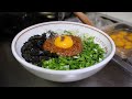 라멘 500그릇 매일 완판 일본라멘 대회 1등! 미친 퀄리티 마제소바, 돈코츠 라멘 Amazing Japanese Ramen - Korean street food