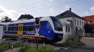 Bahnübergang Elsfleth, Steinstraße (D)// Railroad Crossing// Spoorwegovergang