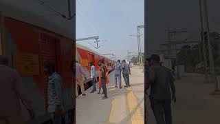 Rajkot Rewa Express First LHB Coach Run With WAP 5.