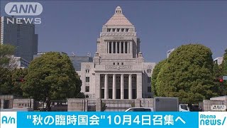 秋の臨時国会　“改憲”議論進むのか　野党の対応は(19/08/30)