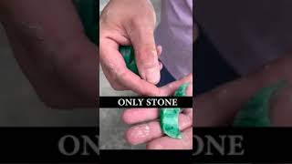 【ONLY STONE】这个翡翠扳指做出来，太难了