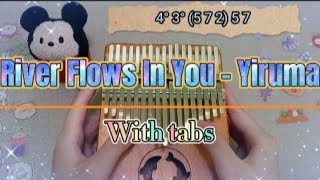 【Kalimba 탭(PDF 포함)】River Flows In You - 이루마 | Yu Yin의 탭