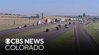 Colorado investigators say man intentionally jumped in front of truck on E-470