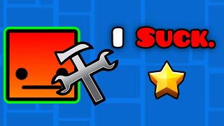 Geometry dash live🔴- Building the WORST Modern Style Level of All Time. (day 3(