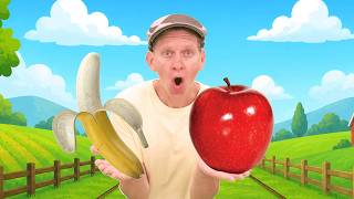 Fruit Catch Game Song | Learn Numbers and Fruit | Action Songs, Brain Break