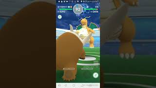 Pokemon Go - 雙大技象牙豬打塔快泛用性不俗(video 1) Double-skill Mamoswine is fast for general gym attacking