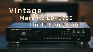 Vintage 1997 Marantz CD-67SE CD Player Thrift Store Find