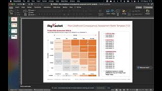Risk (Likelihood-Consequence) Assessment Matrix Template