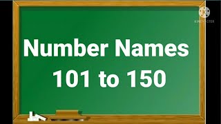 Number Name/Number Names 101 to 150/Number 101 to 150 With Spelling