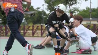 JJCC learns how to skateboard #2