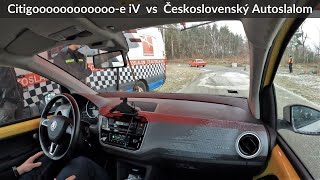 Škoda Citigo-e iV vs Winter Slalom Cup (ČS Autoslalom)