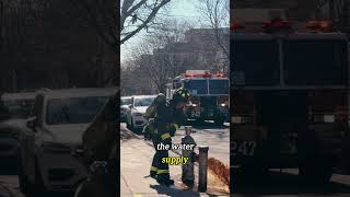 Why Firefighters Open Hydrants With No Fire Around#FireHydrant #Firefighters #FireSafety#DidYouKnow
