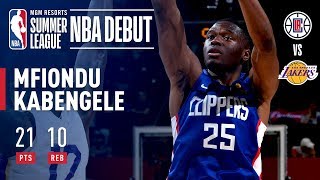 Mfiondu Kabengele Secures Double-Double In NBA Summer League Debut | July 6, 2019