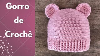 GORRO INFANTIL CROCHÊ URSINHO Simone Eleoterio