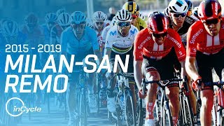 The Best Moments of the Milan - San Remo from 2015 to 2019 | inCycle