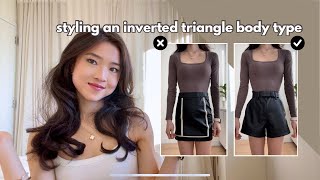How to Style an Inverted Triangle Body Type (tips + tricks)