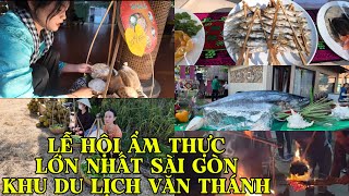 ĐẶC SẮC HÀNG TRĂM MÓN NGON LẠ MIỆNG LỄ HỘI ẨM THỰC 3 MIỀN SAIGONTOURIST tại KHU DU LỊCH VĂN THÁNH