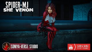 Spider MJ She Venom