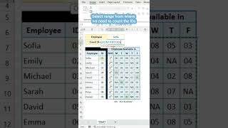 Combine VLOOKUP with COUNTIF in Excel - Quick Tutorial #exceltips #productivity