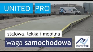 Waga samochodowa United Pro - lekka i mobilna waga przenośna (PL) - Miary i Wagi