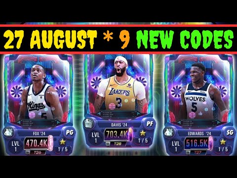 ️27 AGOSTO DUNCAN!CANJEAR️Códigos de canje de NBA 2K Mobile 2024 – Códigos de canje de NBA 2K Mobile