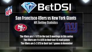 San Francisco 49ers vs New York Giants Odds | NFL Picks and Betting Predictions