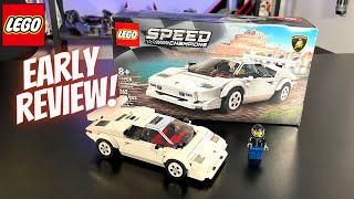 LEGO Speed Champions Lamborghini Countach Early Review! Set 76908