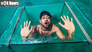 मुझे जिंदा ही पानी में डूबा दिया गया 😰 Spending 24 Hours Straight Under Water Challenge