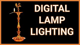 Virtual Lamp lighting | Digital Lamp lighting | Inauguration lamp lighting | Indian Lamp Lighting