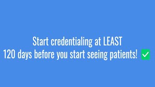 Credentialing vs Contracting Episode 5