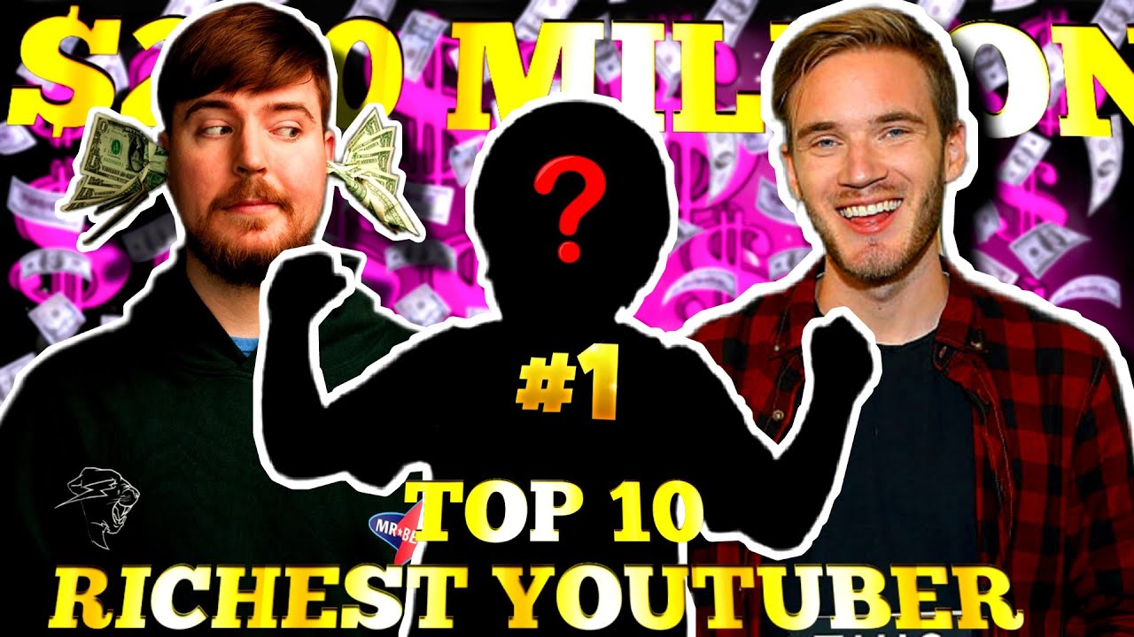 Top 10 Richest YouTubers In The World - YouTube