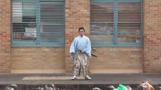 Samurai demo at North Sydeny GIrls High