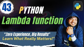 Python Lambda Function Explained | Anonymous Functions in python | Coders India | By Rohit Tyagi