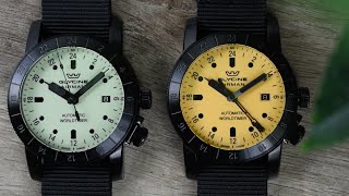 Closer Look: At The New Glycine Airman 42 GL0142 and GL0462