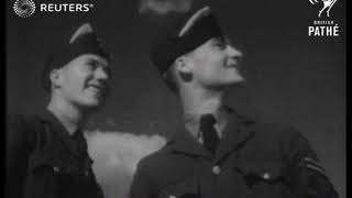 USA / DEFENCE: RAF cadet graduation in California (1944)