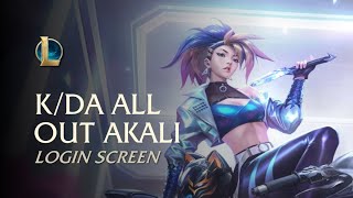 K/DA Akali | Login Screen - League of Legends