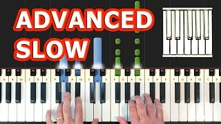✅ Ludovico Einaudi - Nuvole Bianche - Piano Tutorial Easy SLOW - How To Play (Synthesia)