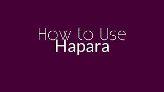 How to use Hapara